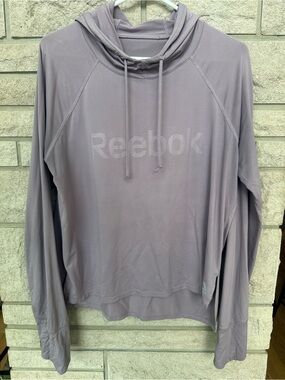 Reebok Women's Lightweight Hooded Long-Sleeve Top - Dusty Lavender